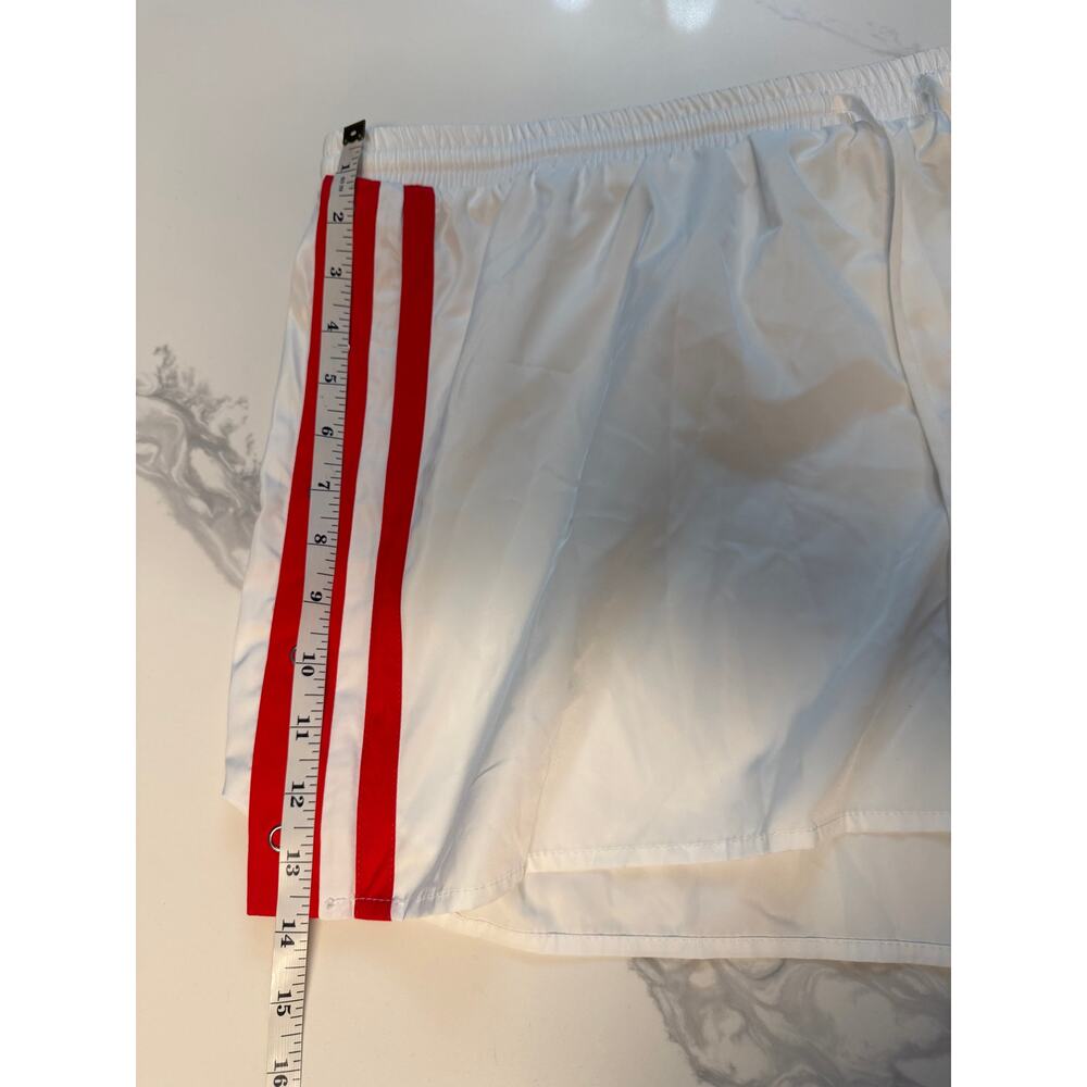NWT Wild Fable White Snap Side Athletic Shorts XXL Red Stripe Y2K - Picture 7 of 8